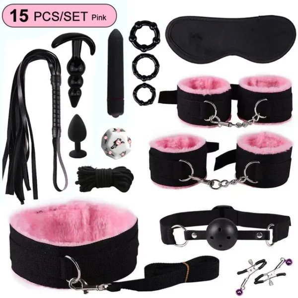 KIT Erótico BDSM 15 Piezas Juguetes y Juego de Dados - Imagen 4