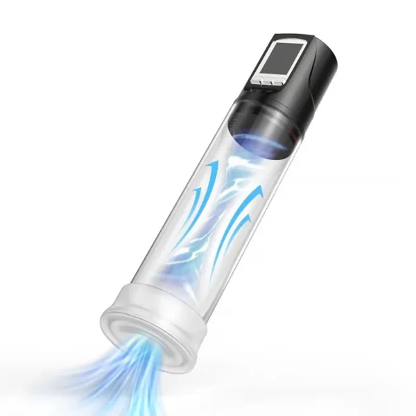 Bomba de Vacio Para Hombres Digital LED Extensor Entrenador de Pene - Imagen 2